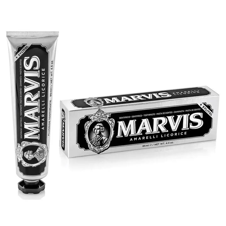 Marvis Toothpaste – Liquorice Mint (85ml)